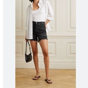 NWT Agolde Riley jean shorts Vortex
